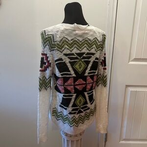 Lulumari Anthropologie Aztec Design CardiganS/M 0601 oversized